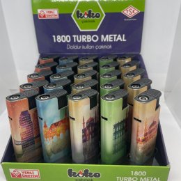 KOKO 1800 TURBO METAL ÇAKMAK 25 Lİ