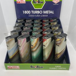 KOKO 1800 TURBO METAL ÇAKMAK 25 Lİ